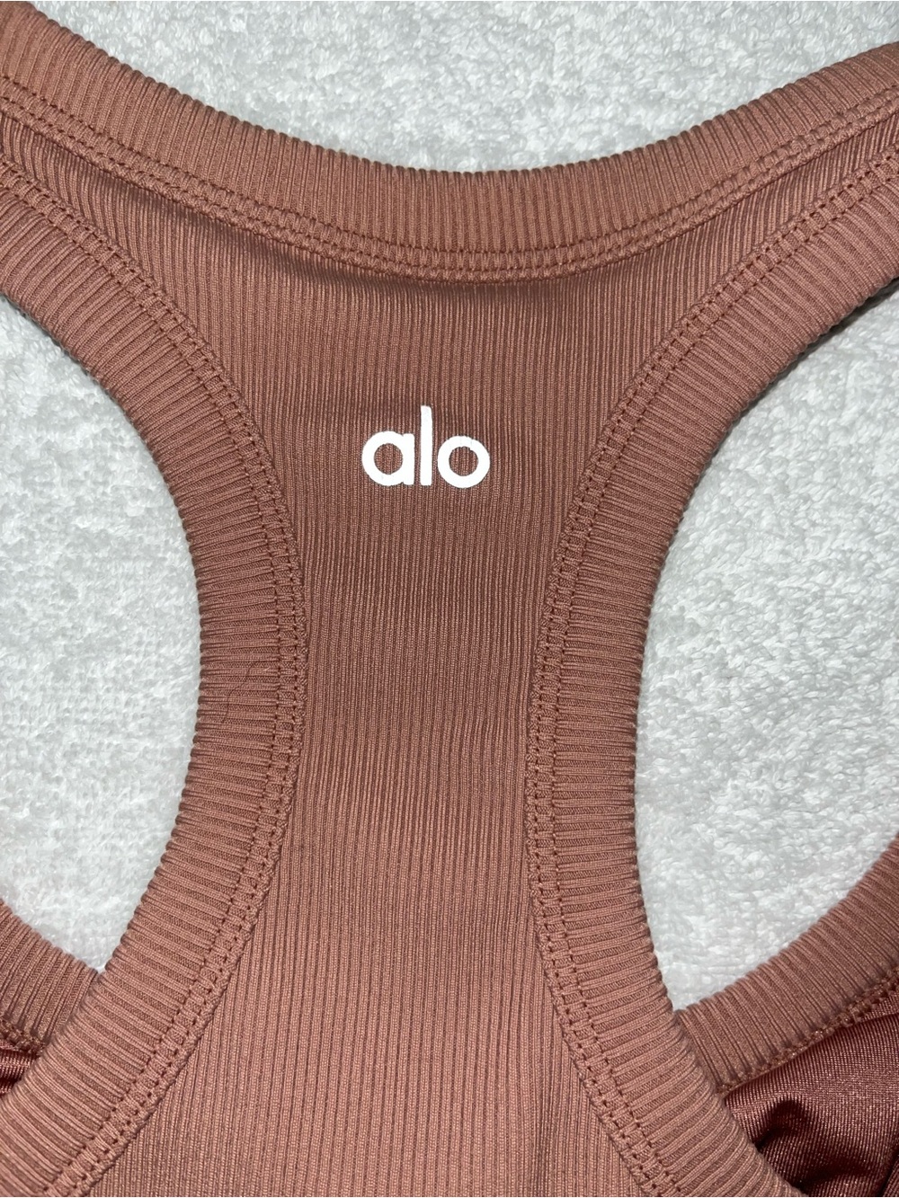 Alo Ribbed Support Tank - Picture 4 of 5
